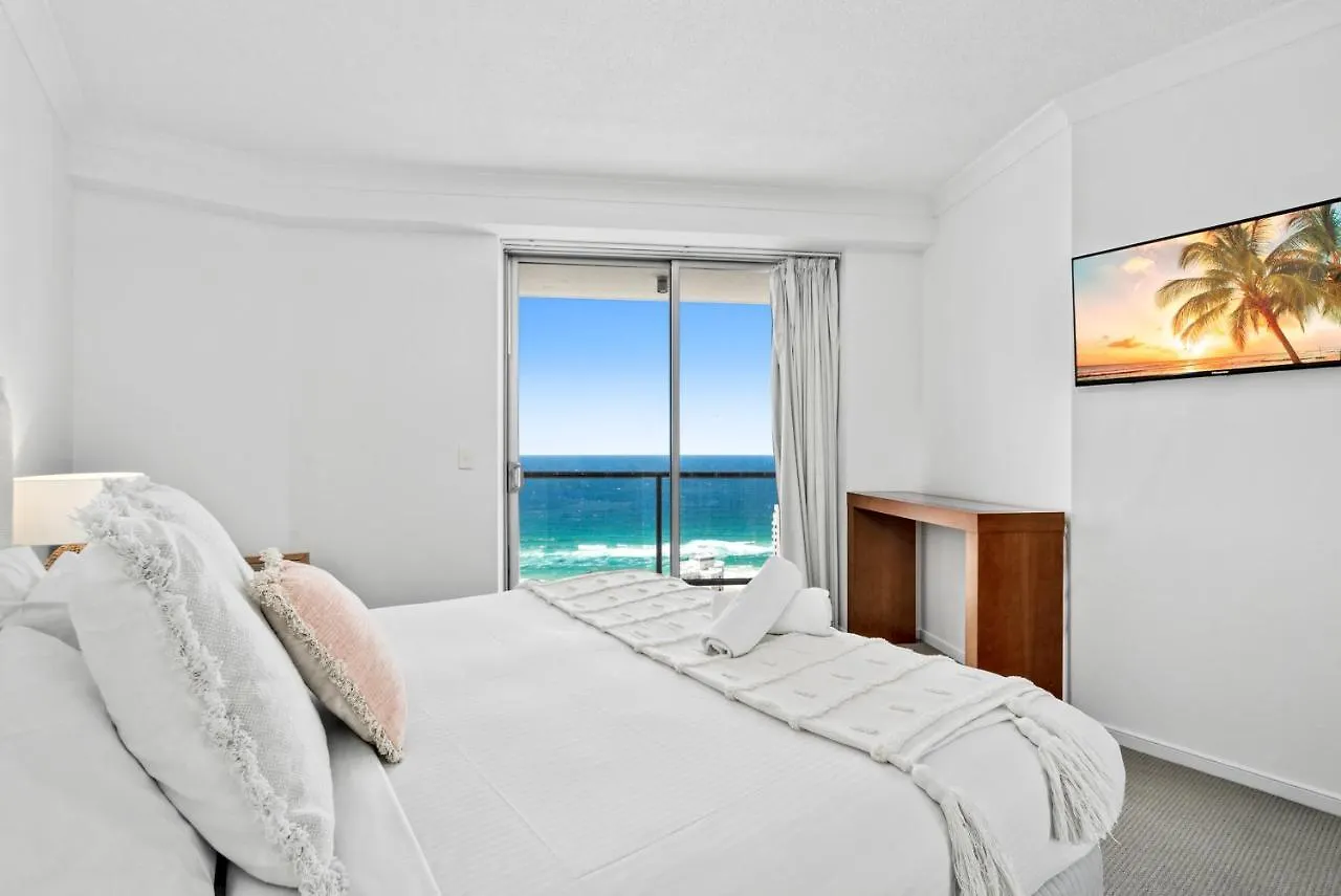 Spectacular Ocean View 3 Pools Gym Spa And Sauna 골드코스트 아파트